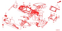 GUARNICAO INSTRUMENTOS (COTE DE CONDUCTEUR) (LH) para Honda CIVIC DIESEL 1.6 MID Black Edition 5 portas 6 velocidades manuais 2018