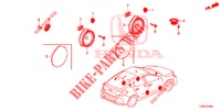 ANTENA/ALTIFALANTE  para Honda CIVIC DIESEL 1.6 MID Black Edition 5 portas automática de 9 velocidades 2018