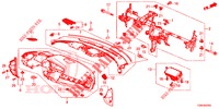 SUPERIOR PAINEL INSTR (LH) para Honda CIVIC DIESEL 1.6 S 5 portas automática de 9 velocidades 2018