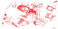GUARNICAO INSTRUMENTOS (COTE DE CONDUCTEUR) (LH) para Honda CIVIC DIESEL 1.6 TOP 5 portas automática de 9 velocidades 2018