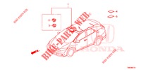 CABLAGEM (6) (LH) para Honda CIVIC TOURER DIESEL 1.6 COMFORT 5 portas 6 velocidades manuais 2014
