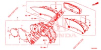 VELOCIMETRO  para Honda CIVIC TOURER DIESEL 1.6 COMFORT 5 portas 6 velocidades manuais 2014