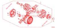 ALTERNADOR (DIESEL) (DENSO) para Honda CIVIC TOURER DIESEL 1.6 S 5 portas 6 velocidades manuais 2014