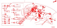CABLAGEM (2) (LH) para Honda CIVIC TOURER DIESEL 1.6 S 5 portas 6 velocidades manuais 2014
