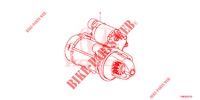 MOTOR ARRANQUE (DIESEL) (DENSO) para Honda CIVIC TOURER DIESEL 1.6 EXECUTIVE 5 portas 6 velocidades manuais 2014