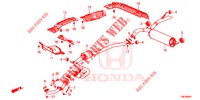 TUBO ESCAPE/SILENCIADOR (DIESEL) para Honda CIVIC TOURER DIESEL 1.6 EXECUTIVE 5 portas 6 velocidades manuais 2014