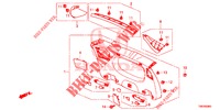 FORRO PORTA TRASEIRA/ FORRO PAINEL TRASEIRO(2 PORTAS)  para Honda CIVIC TOURER 1.8 COMFORT 5 portas automática de 5 velocidades 2014