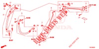 AR CONDICIONADO (FLEXIBLES/TUYAUX) (1.8L) (LH) para Honda CIVIC TOURER 1.8 LIFESTYLE 5 portas 6 velocidades manuais 2014