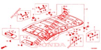 FORRO TECTO  para Honda CIVIC TOURER 1.8 LIFESTYLE 5 portas 6 velocidades manuais 2014