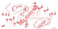 SENSOR ESTACIONAMENTO  para Honda CIVIC TOURER 1.8 LIFESTYLE 5 portas 6 velocidades manuais 2014
