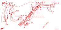 AR CONDICIONADO (FLEXIBLES/TUYAUX) (1.8L) (LH) para Honda CIVIC TOURER 1.8 LIFESTYLE 5 portas automática de 5 velocidades 2014