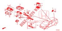 LUZ INTERIOR  para Honda CIVIC TOURER 1.8 LIFESTYLE 5 portas automática de 5 velocidades 2014