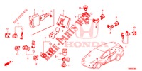SENSOR ESTACIONAMENTO  para Honda CIVIC TOURER 1.8 LIFESTYLE 5 portas automática de 5 velocidades 2014
