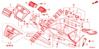 GUARNICAO INSTRUMENTOS (COTE DE PASSAGER) (LH) para Honda CIVIC TOURER 1.8 EXECUTIVE 5 portas 6 velocidades manuais 2014