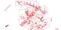 FORRO PORTA TRASEIRA/ FORRO PAINEL TRASEIRO(2 PORTAS)  para Honda CIVIC TOURER 1.8 EXECUTIVE 5 portas automática de 5 velocidades 2014