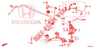 MANGA EIXO FRENTE  para Honda CIVIC TOURER DIESEL 1.6 COMFORT 5 portas 6 velocidades manuais 2015