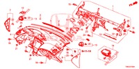 SUPERIOR PAINEL INSTR (LH) para Honda CIVIC TOURER DIESEL 1.6 COMFORT 5 portas 6 velocidades manuais 2015