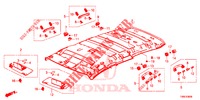 FORRO TECTO  para Honda CIVIC TOURER DIESEL 1.6 EXECUTIVE 5 portas 6 velocidades manuais 2015