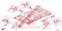 FORRO TECTO  para Honda CIVIC TOURER 1.8 EXECUTIVE NAVI 5 portas 6 velocidades manuais 2015