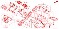 GUARNICAO INSTRUMENTOS (COTE DE PASSAGER) (LH) para Honda CIVIC TOURER 1.8 EXECUTIVE 5 portas automática de 5 velocidades 2015