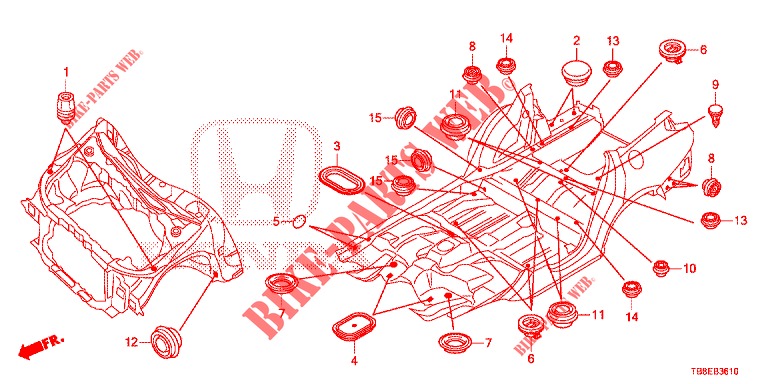 OLHAL (AVANT) para Honda CIVIC TOURER 1.8 LIFESTYLE 5 portas automática de 5 velocidades 2015