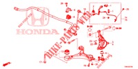 MANGA EIXO FRENTE  para Honda CIVIC TOURER DIESEL 1.6 EXECUTIVE 5 portas 6 velocidades manuais 2017