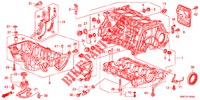 BLOCO CILINDROS/CARTER OLEO (2.0L) para Honda CR-V 2.0 COMFORT 5 portas 6 velocidades manuais 2012