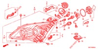 FAROL  para Honda CR-V 2.0 COMFORT 5 portas 6 velocidades manuais 2012