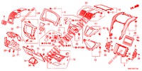 GUARNICAO INSTRUMENTOS (COTE DE CONDUCTEUR) (LH) para Honda CR-V 2.0 COMFORT 5 portas 6 velocidades manuais 2012