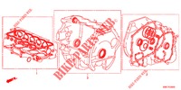 KIT JUNTAS/ CONJ. CAIXA VELOCIDADES (2.0L) para Honda CR-V 2.0 COMFORT 5 portas 6 velocidades manuais 2012
