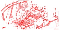 PISO/PAINEIS INTERIORES  para Honda CR-V 2.0 COMFORT 5 portas 6 velocidades manuais 2012