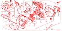RETROVISOR/PALA SOL  para Honda CR-V 2.0 COMFORT 5 portas 6 velocidades manuais 2012