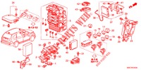 UNIDADE CONTROLO (CABINE) (LH) (1) para Honda CR-V 2.0 EXECUTIVE 5 portas automática de 5 velocidades 2012