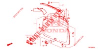 FORRO PORTA TRASEIRA/ FORRO PAINEL TRASEIRO(2 PORTAS)  para Honda CR-V 2.0 COMFORT 5 portas 6 velocidades manuais 2013