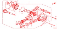 TRANSFERENCIA (2.0L) (2.4L) (4WD) para Honda CR-V 2.0 ELEGANCE 5 portas automática de 5 velocidades 2013