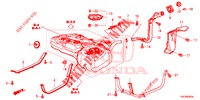 TUBO DO ENCHEDOR DE COMBUSTIVEL (2.0L) (2.4L) para Honda CR-V 2.0 ELEGANCE L 5 portas automática de 5 velocidades 2013