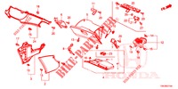 GUARNICAO INSTRUMENTOS (COTE DE PASSAGER) (LH) para Honda CR-V 2.0 S 5 portas 6 velocidades manuais 2013