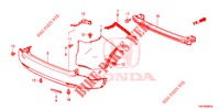 PARA CHOQUES TRASEIRO  para Honda CR-V 2.0 S 5 portas 6 velocidades manuais 2013