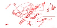 AR CONDICIONADO (SENSEUR/CLIMATISEUR D'AIR AUTOMATIQUE) para Honda CR-V 2.0 S 5 portas automática de 5 velocidades 2013