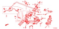 BRACO INFERIOR TRASEIRO/ESTICADOR  para Honda CR-V 2.0 COMFORT 5 portas automática de 5 velocidades 2014