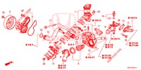 BOMBA AGUA/TERMOSTATO (2.0L) para Honda CR-V 2.0 ELEGANCE 5 portas automática de 5 velocidades 2014