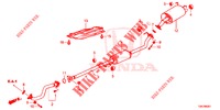 TUBO ESCAPE/SILENCIADOR (2.0L) para Honda CR-V 2.0 ELEGANCE 5 portas automática de 5 velocidades 2014