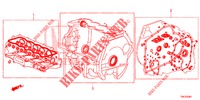 KIT JUNTAS/ CONJ. CAIXA VELOCIDADES (2.0L) para Honda CR-V 2.0 EXCLUSIVE NAVI 5 portas 6 velocidades manuais 2014