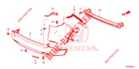 PARA CHOQUES TRASEIRO  para Honda CR-V 2.0 EXCLUSIVE NAVI 5 portas 6 velocidades manuais 2014