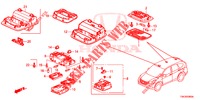 LUZ INTERIOR  para Honda CR-V 2.0 S 5 portas 6 velocidades manuais 2014