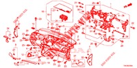 SUPERIOR PAINEL INSTR (LH) para Honda CR-V 2.0 S 5 portas 6 velocidades manuais 2014
