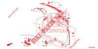 FORRO PORTA TRASEIRA/ FORRO PAINEL TRASEIRO(2 PORTAS)  para Honda CR-V 2.0 COMFORT 5 portas 6 velocidades manuais 2015