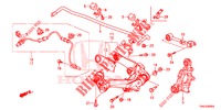 BRACO INFERIOR TRASEIRO/ESTICADOR  para Honda CR-V 2.0 COMFORT 5 portas automática de 5 velocidades 2015