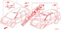 CABLAGEM (LH) (4) para Honda CR-V 2.0 ELEGANCE 5 portas automática de 5 velocidades 2015