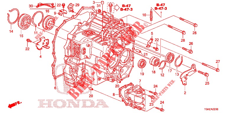 CAIXA DIRECCAO ASSISTIDA  para Honda CR-V 2.0 ELEGANCE 5 portas automática de 5 velocidades 2015